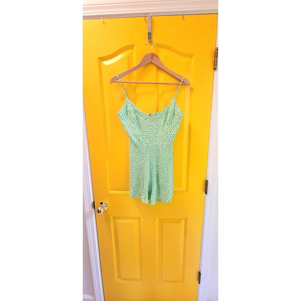 Zara Green Floral Romper